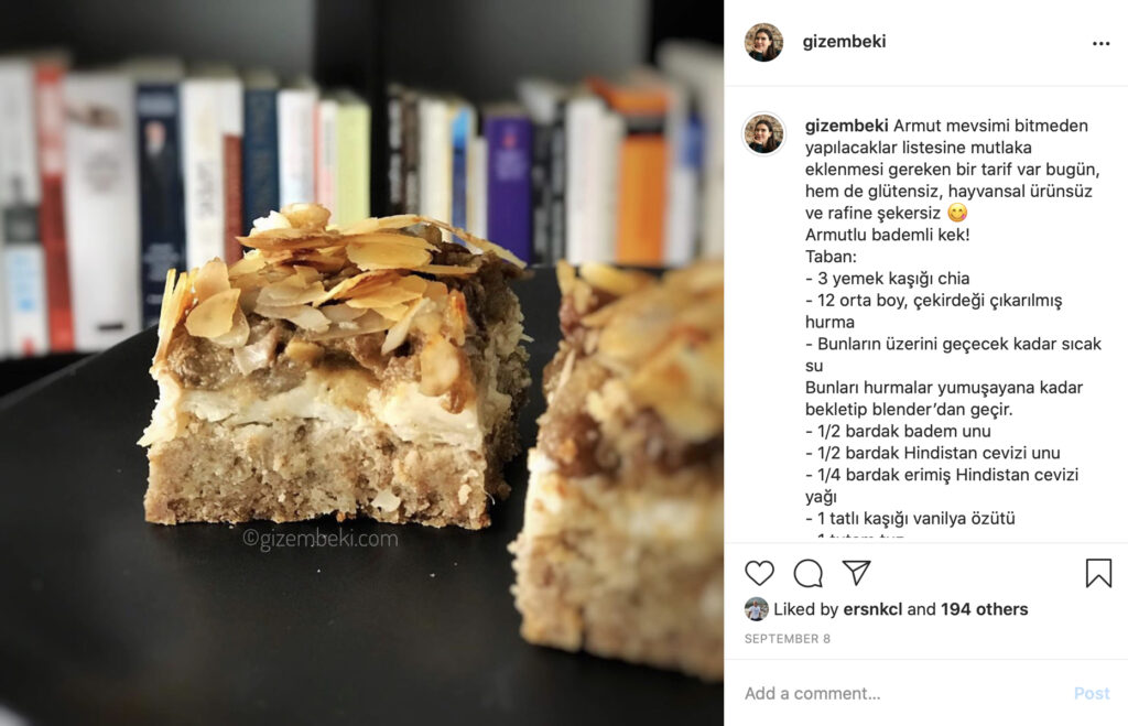 Armutlu Bademli Vegan Kek