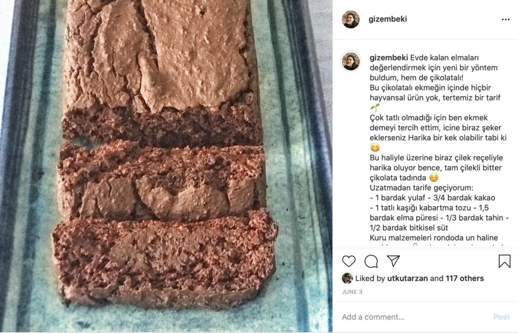 Çikolatalı Vegan Ekmek