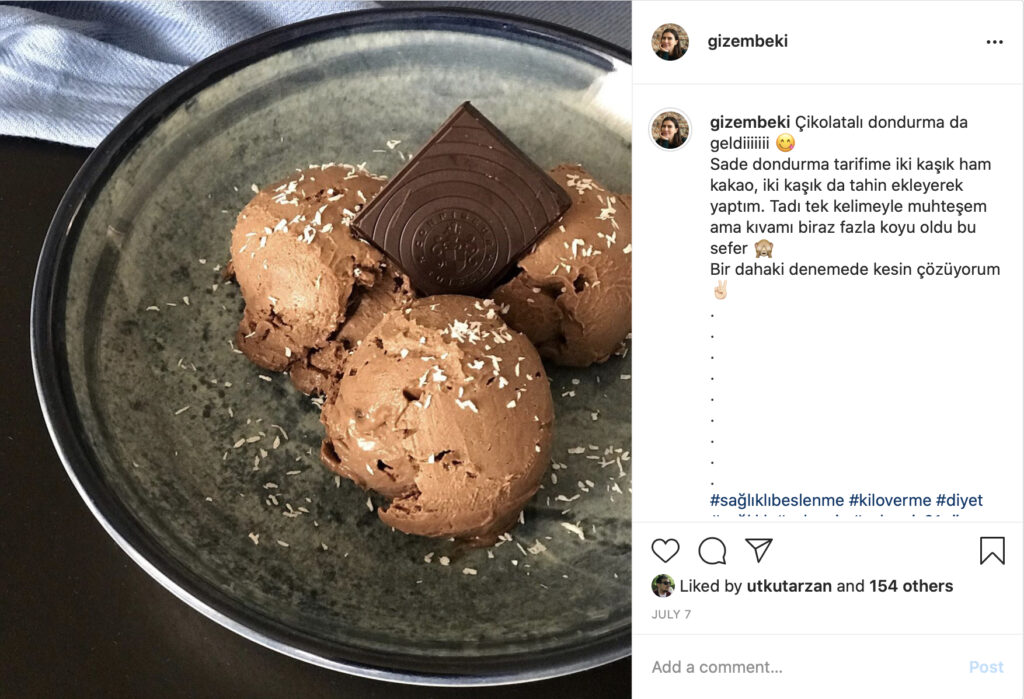 Çikolatalı Vegan Dondurma