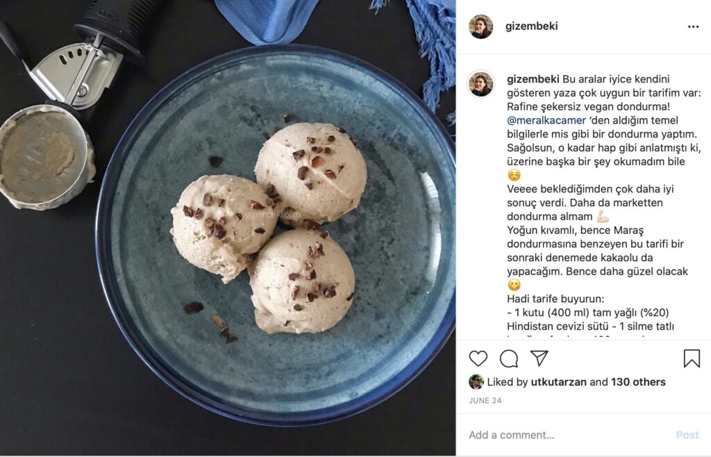 Vegan Dondurma