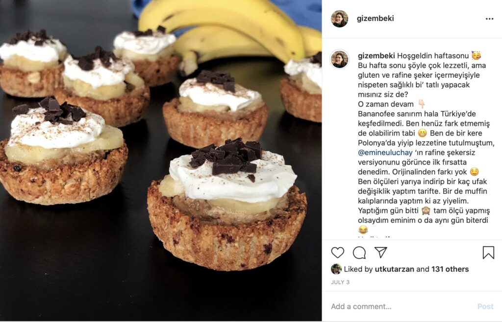 Rafine şekersiz Bananofee