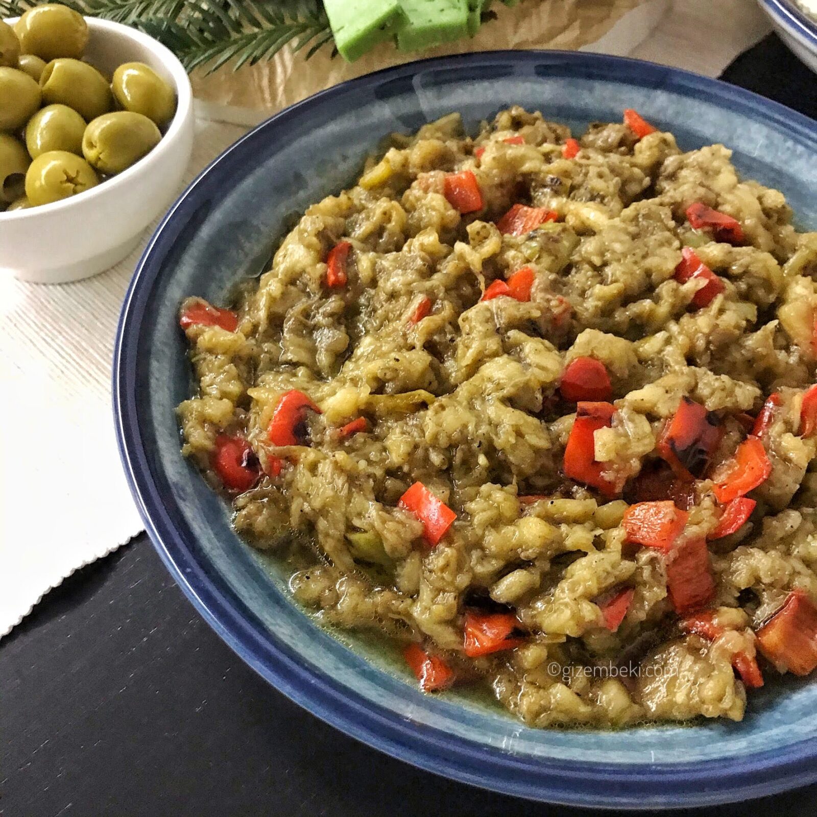 közlenmiş patlıcan salatası