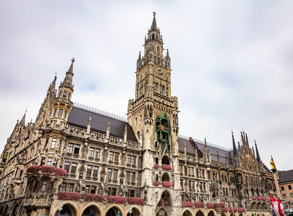 Munich, Germany. Marienplatz square